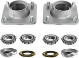 Club Car DS Front Hub Assembly, Golf Cart Wheel with Bearings Seals Kit for 1981-2003 Gas and V1259-DP01-A-5449