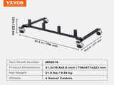 Car Dolly Rack, Storage Rack with 360&deg Rotatable Wheels, Hydraulic Ratchet Trolley Jack Stand V952-LSBYCCFJCF4GTF38XV0