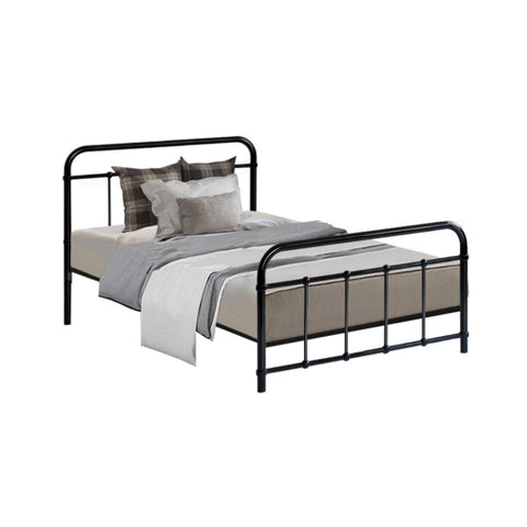 Artiss Bed Frame Metal Frames LEO - Single MBED-C-LEO-S-BK