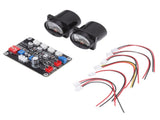 2pcs VU Level Meter Power Amplifier VU Panel Meter with Driver Board for Recording Studio 12V18V V1294-YM0715-3114220050011