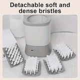 Pet Automatic Paw Cleaner with 360&deg Rotating Silicone Bristles, 2-Speed Settings, Type-C V1385-CWXJQ-ZM-001