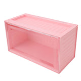Figure Display Case with Light Sensing Constant On Function 2 Tier Mini Figure Display Box Showcase V1294-YM0901-3117240242811