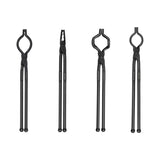 VEVOR Blacksmith Tongs, 4 PCS, V-Bit Bolt Tongs, Wolf Jaw Tongs, Z V-Bit Tongs and Gripping Tongs, V952-DVBITWOLFZV18ZMZUV0