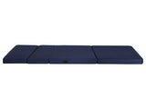 Giselle Foldable Mattress Folding Foam Mattresses Portable Floor Mat Blue Double FOAM-MFM-RAFA-MESH-D