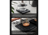 Espresso Scale with Timer,Small Coffee Scale with Solid-Liquid Detection,Auto Tare Digital Coffee V1192-AZ-W-3348