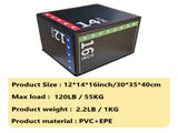 Fitness Jump Box PVC Foam Training V1142-LP601099833042769