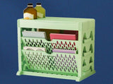 Book Rack Storage Bookshelf Small Storage Bookshelf Bookcase Large Capacity Easy Access for Living V1294-YM0901-3116230016119