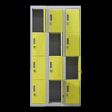 12-Door Locker for Office Gym Shed School Home Storage - Padlock-operated V63-838941