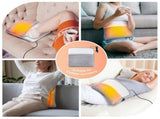 Rechargeable USB Foot Warmer, Heating Pad for Feet with Adjustable Temperature 86-122&degF, Soft Fleece V1192-AZ-W-30109