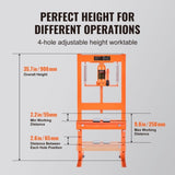 Hydraulic Shop Press 6 Ton with Press Plates H-Frame Benchtop Press Stand V952-QJDSQCYYJCS6T0LECV0