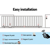 Lockmaster Automatic Sliding Gate Opener Kit Keypad 4M 1800KG GO-SGO-DSR1800-AC-172-RX2