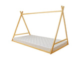 Kids Tent Montessori Toddler Floor Bed Wooden Bedframe V63-843061