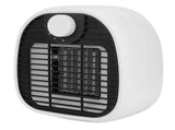 1000W Mini Desktop Electric Heater Warm Air Blower with 2 Level Adjustment for Home Office WhiteUS V1294-YM0901-3113200150511