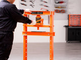 Hydraulic, 12 Ton H-Frame Floor, Stamping Plates, Adjustable Working Table Height for Bending or V952-QJDSQCYYJC12TU73BV0