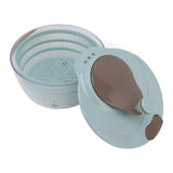 Salad Spinner Plastic Time Saving Fast Mixing Washable Rotatable Veggie Washer for Kitchen Blue V1294-YM0703-3118230005512