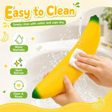 Giant Banana Squishy Fidget Toy, 47cm Oversized TPR Soft & Durable, Washable High-Rebound Stress V1385-XJNNL-ZM-001