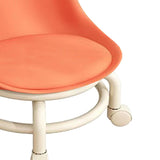 Kids Low Rolling Stool with Backrest Low Height Roller Stool with Universal Wheels Low Roller Seat V1294-YM0901-3116230019612