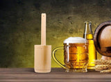 Bamboo Long Handle Wine Ladle Brown for Decor 2Pcs V1369-AZ3-W-20066