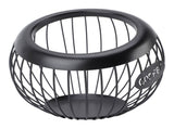 Coffee Pod Storage Basket Black with Letters Large Capacity Iron Rust Proof Stylish Modern Beveled V1294-YM0901-3118240157411
