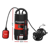 Giantz 750W Water Pump Dirty Submersible Sump Swim Pool Flooding Pond Clean PUMP-SUBM-750