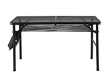 Gardeon BBQ Camp Table, 90*60*66 Portable Foldable Lightweight Grill Outdoor Metal Table 3.9kg XFEL-TABLE-MESH-90-BK