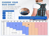 Back Brace Posture Corrector for Women & Men, Adjustable Shoulder Straightener with Full Back V1192-AZ-W-28222