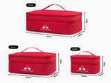 Green 3-Piece First Aid Organizer Set Small, Medium & Large Medicine Storage Cases V888-ELOSUNG48294