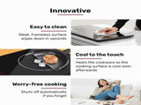 EUROCHEF Induction Benchtop Cooktop, 2000W, 9 Heat Levels, Fast Electric Portable Cooker, Touch V219-COKICTEC25PA
