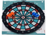 Safe Soft Tip Dartboard Set 16.7" Honeycomb Surface Electronic Plastic Tips Wall Mount Home Party V1232-BP-FB-001