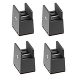 Pack of 4 Multipurpose 2Inch Bed Risers Furniture Lift Support Convenient Accessory for Sofa Table V1370-AZ4-12783