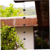Lotus Rain Chain and a Metal Chain Suitable for Garden Drainage Ditches for Efficient Drainage V1237-MS-626-279