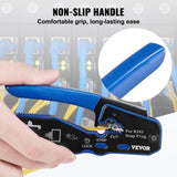 VEVOR RJ45 Crimp Tool Kit, Cat5e/Cat6/Cat6a Ethernet Crimper Crimp Pliers for 8-Pin Modular Plugs V952-WXYJQWLSJDZ28GPF7V0