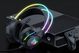 Gaming Headset with Mic Over Ear Headphone Lightweight Headphones with RGB Frame Gaming Headphones V1263-JX-6700-1