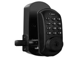 MEC Digital Motorised Smart Lock 20 User Codes Auto-Lock Backlit Keypad Matte Black MEC-MED20MB