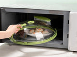 Microwave Splatter Cover Keep Freshness Avoid Tainting High Temperature Resistance Retractable Clear V1294-YM0901-3118240146211