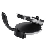Versatile Electric Crepe Maker and Pancake Machine with Non-Stick Heating Plates, Stainless Steel V1341-ZY-G23XPDZL-SILVER