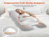 Pregnancy Pillow, U-Shaped Full Body Maternity Pillow for Women, Soft and Breathable V952-YFZTBWSUXEHY28V9SV0