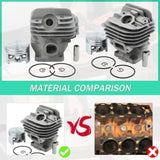 Piston and Cylindre F Decompression and Bougie Accessory Tronconneuse Kit of Pieces 1, Compatible V1237-MS-626-437