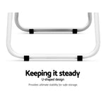 Artiss Wardrobe Clothes Rack Airer Coat Stand 150cm DIY-CR-12-2MT-WH