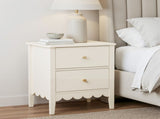 Artiss Bedside Table 2 Drawers Bedroom Storage Nightstand White FURNI-G-BS-01-WH