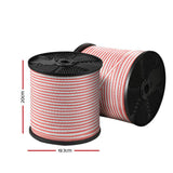 Giantz Electric Fence Poly Tape 400M Insulator FIK-TAPE-LOCK-400M
