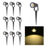 10PCS 12V LED Waterproof Outdoor Garden Spotlights Landscape Light Flood Lights V201-EAZ01982WL8-10AU