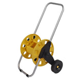 Garden Water Hose Reel Cart with Wheels G1/2 ABS PP Aluminum Anti Slip Lawn Water Planting Hose Cart V1294-YM0901-3111230219811