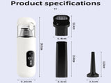 Grey 2-in-1 Cordless Handheld Car Vacuum Cleaner and Air Blower Powerful Suction Brushless Motor V888-ELOSUNG40847