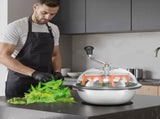 Bud Leaf Bowl Trimmer, 335 mm Manual Bud Trimmer, with Sharp Stainless Steel Blades, Visual Cutting, V952-SDKSCJ13YCSDM3MZQ001V0