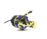 Wired Luminous Camouflage Gaming Headphone Headset for Computer Gameellow ABS V1263-JX-220