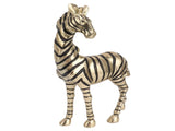 Resin Zebra Statues Gold Vivid Slip Resistant Compact Simulated Animal Statues for Home Decoration V1294-YM0703-3115230046711