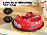 Kids Ride On Car Bumper Electric Ride On Cars Light Remote Angry Birds Sticker Red RCAR-BUMPER-RD