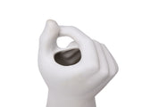 Table Vase White Color 10cm Long Ceramic Vases Decorative V1294-YM220927TW05-1-0421
