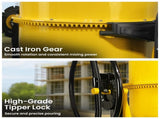 Kartrite Portable 200L Concrete Cement Mixer Sand Gravel Dual Mix Blades & Tipper Lock 850W Hea PCM-700-200